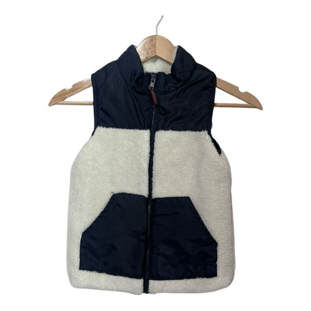 Boys Tommy Bahama Sherpa Fleece Super Soft Winter Vest 5/6 - Picture 1 of 5